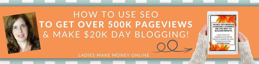 How to make over $20, 000 a month blogging. Here is a list of other Female Entrepreneur Blogs you need to follow if you want to make money with your blog!