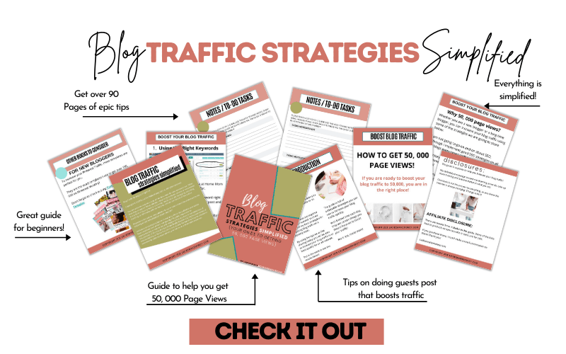 Blog Traffic Simplified . An eBook and guide that will help increase your blog traffic effortlessly!