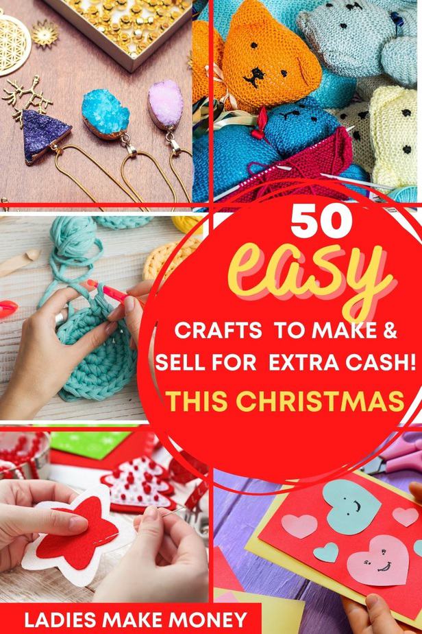 Easy to make crafts to sell and make for Christmas! Why not put your talents to good use and make some unique crafts to sell! These easy crafts to make and sell are perfect for selling online or at your local craft fair! Check them out!!