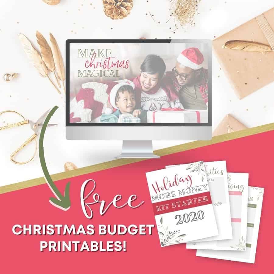 Holiday budget free kit for Christmas