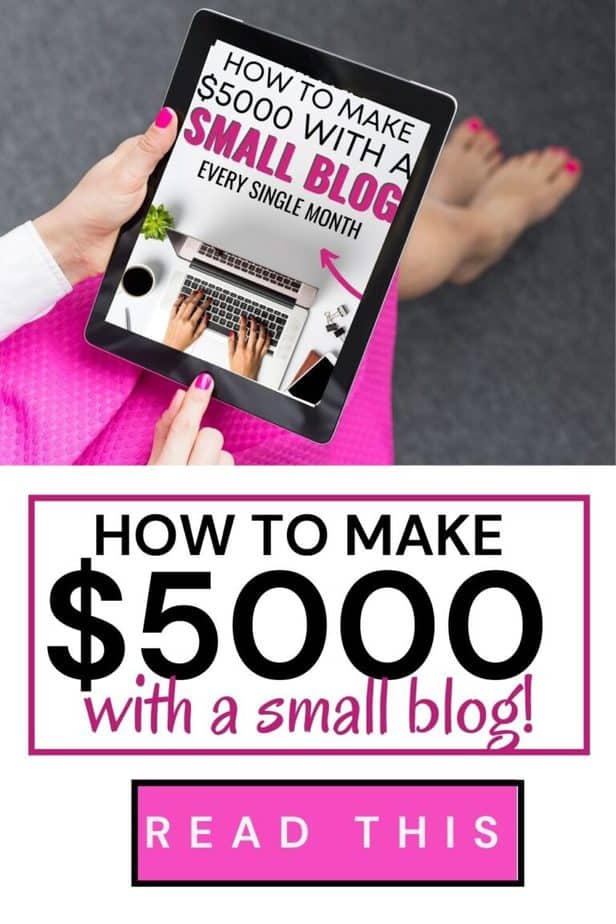 How to make 5000 a month blogging! Want to start a blog that makes money? But now sure where to start? Check out how I started a blog and now make over $5000 a month blogging, so you can start a successful blog and become a pro blogger that makes money online today! #startablog #makemoneyblogging #bloggingincome #makemoneyonline