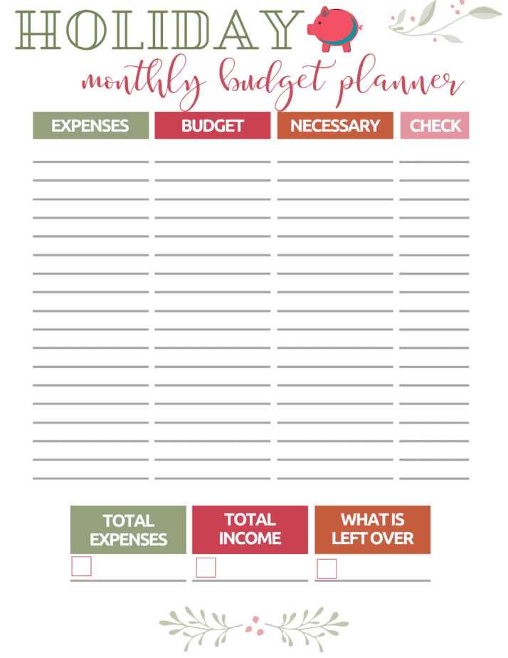FREE Christmas Planner Printables Get organized this Christmas! Download these free Christmas planner printables. Get a Christmas budget, savings tracker, and more! #planner #holidayplanner #christmasplanner #christmasplanning #holidayplanning #christmasbudget #printable