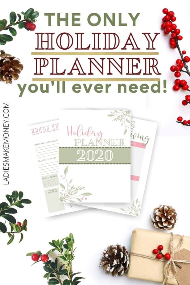 Christmas Planner (Free Printable Planner) | Ladies Make Money Online! A Printable Planner that's got all you need to stay organized the Christmas, like calendars, to-do lists, budgets, shopping lists, party planning and more. I know Christmas time can be stressful and overwhelming but I have a little something that is going to help with the stress of the season, I promise. Free Printable Christmas Planner!