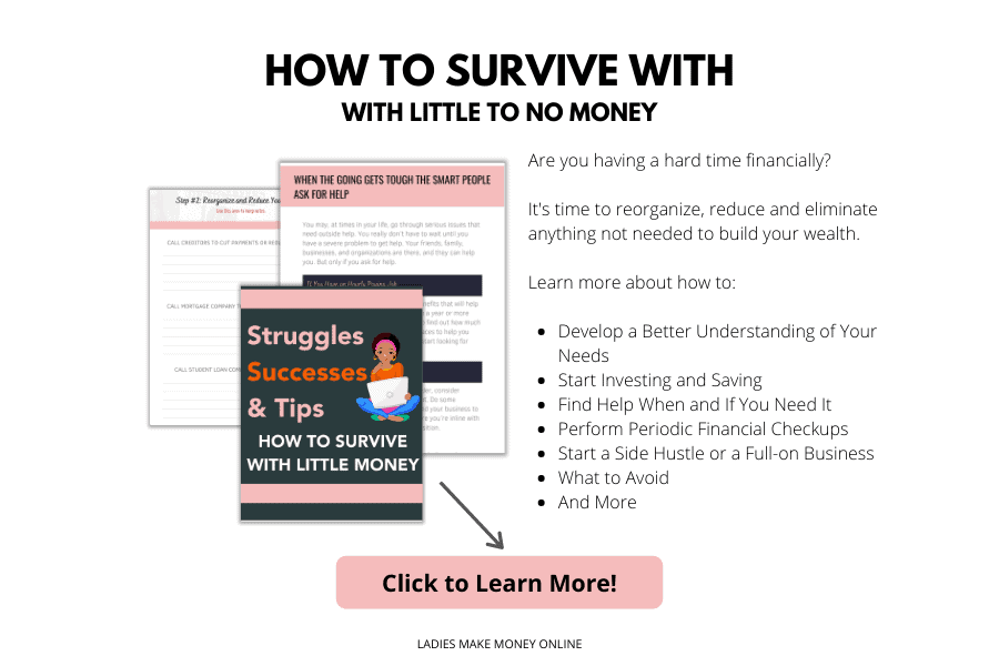 Learn how to survive with little to no money