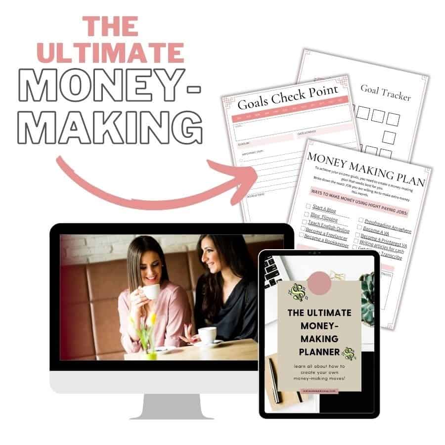 Money-making planner for entrepreneurs