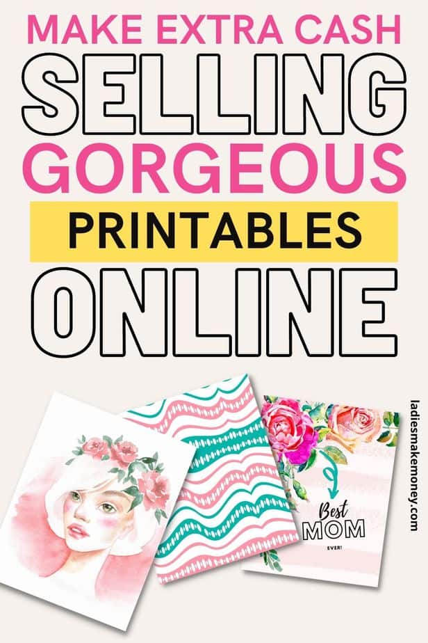 How to make money selling printables effortlessly. The Best Ways to Sell Printables & Digital Downloads If you are trying to make money selling printables, you need to read this right now. If you want to know the best place online to sell your digital products and printables, you may want to look into Shopify and other third-party apps or plugins that will let you sell them to increase your blogging income! #blogging #makemoney #printables #ladiesmakemoneyonline