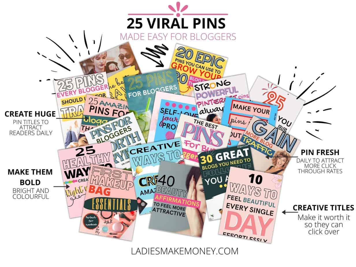 Pin viral mockup