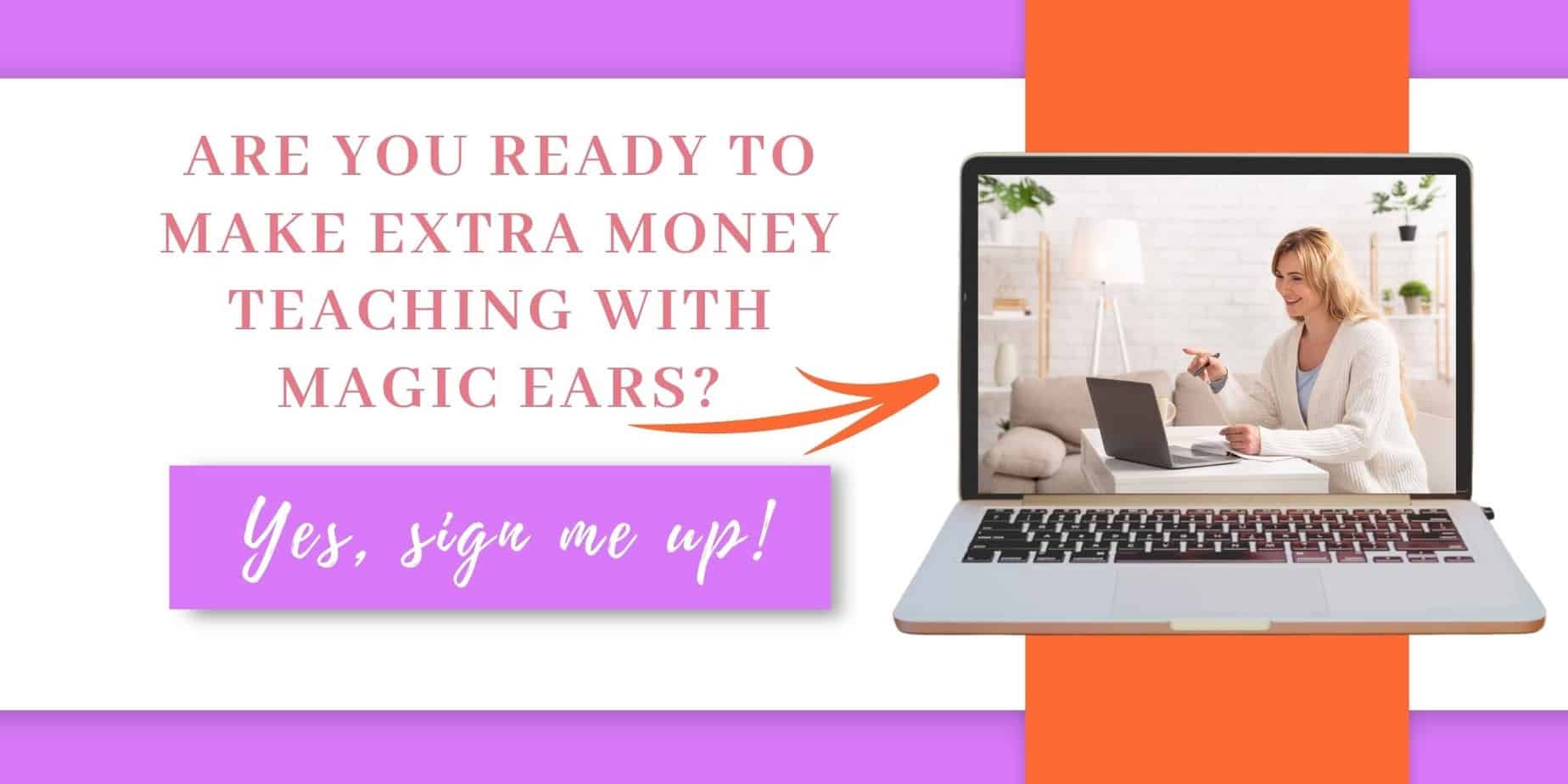 Want tips on teaching English online with Magic Ears? See how this single-mom of 2 earns $26 per hour for Magic Ears. This Magic Ears Review is just what you'll need to give you the confidence to give it a shot. #Workfromhomeideas #StayAtHomeMom