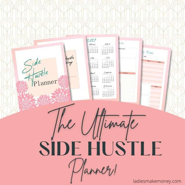 The Best Side Hustle Planner For Those Wanting To Make Money Online