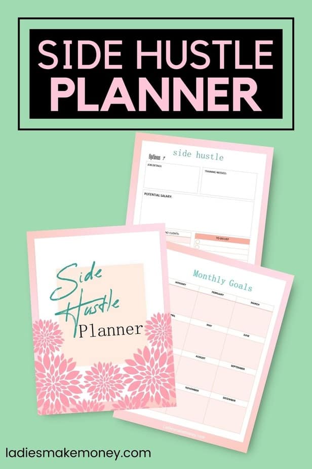 Create a passive income stream using side hustles. 2021 Side Hustle Planner If you've started your side hustle or small business, but need some help to focus on how to achieve your side hustle goals in 2021, you need this planner. I know I struggled to keep track of what I needed and would end up doing busy work, not important work. This 2021 side hustle planner planner has monthly goals, weekly plans, weekly review pages, content planners, income and expense trackers, and more! It's a printable planner so you can start using it straight away.